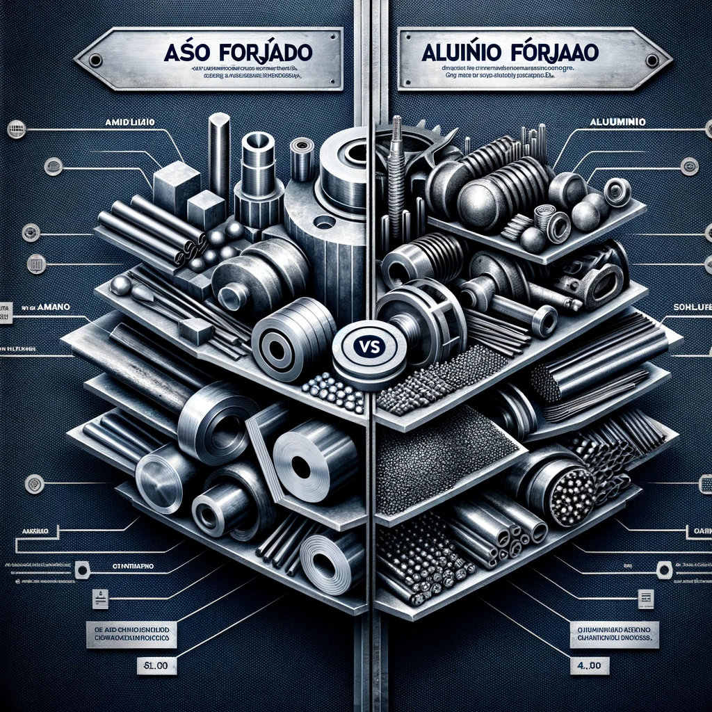 Aço Forjado vs Alumínio Forjado – Qual é a diferença?